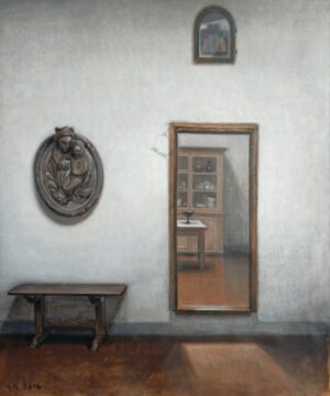 Madonna in old house