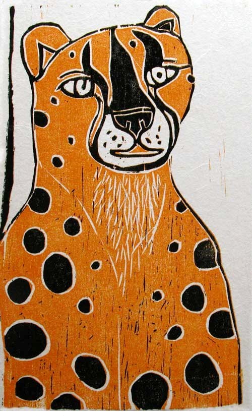 Leopardin muotokuva