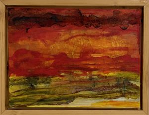 Burning landscape - Palava maisema